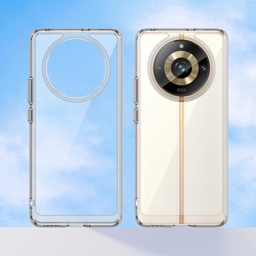 Для Realme 11 Pro 5G/11 Pro+ 5G/Narzo 60 Pro 5G чехол из ТПУ+акрила, защитная крышка для задней панели мобильного телефона