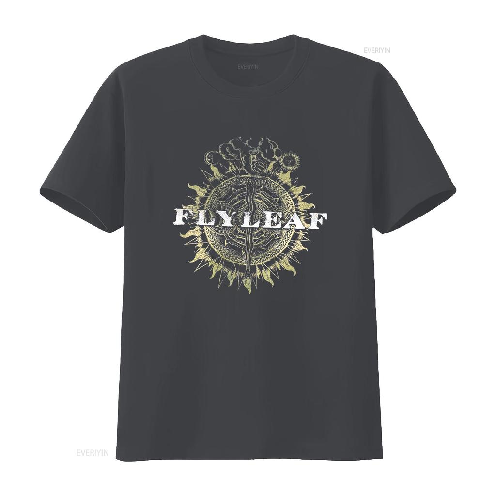 FLYLEAF Unite Fight Tour Black T Shirt U S Dates SZ XL NWOT vintage Washed Casual Soft graphic Versatile