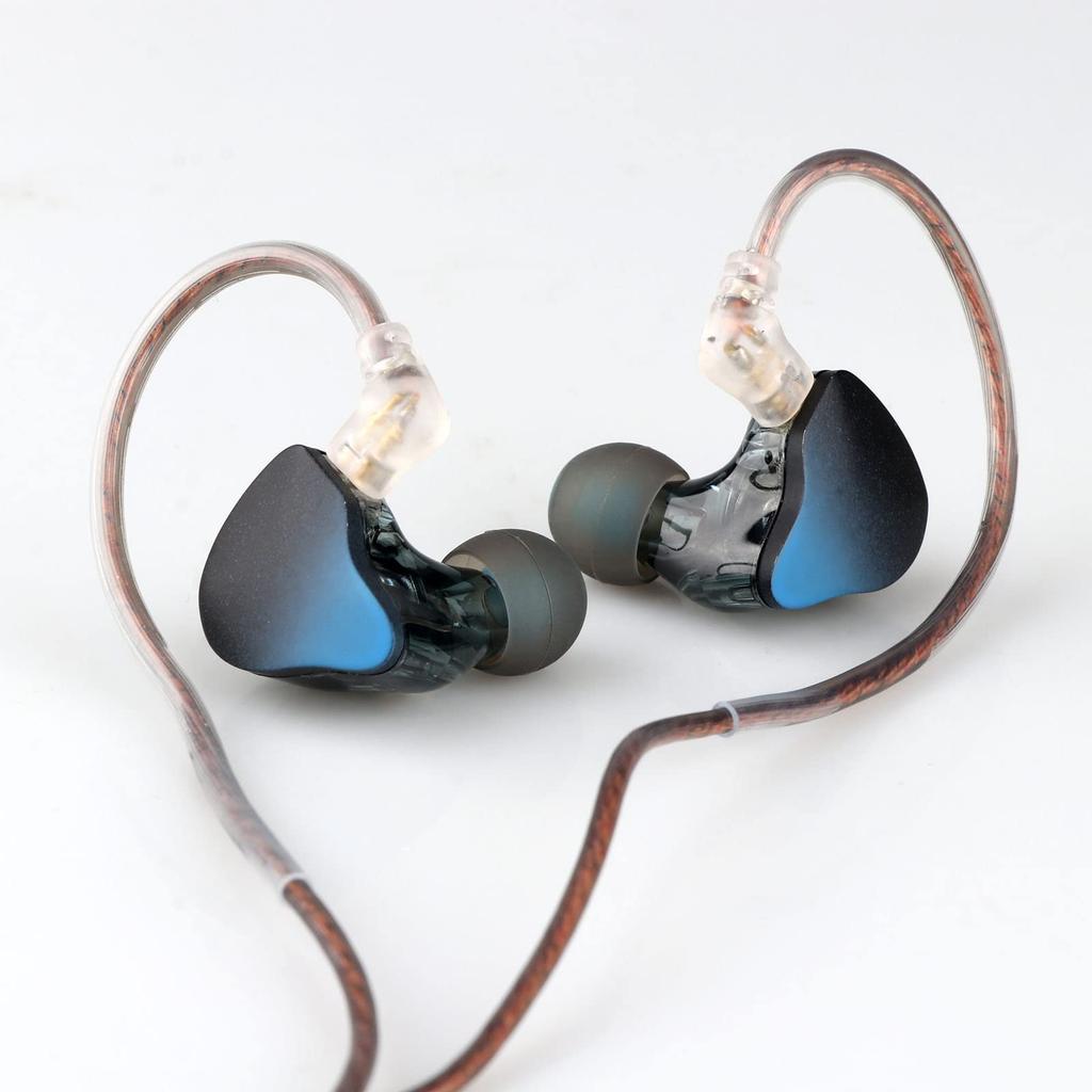 LINSOUL Kiwi Ears Dolce 1DD Dynamic HiFi Earphones with HIFI Sound Deep Noise Stereo Blue Wired Comfortable Ergonomic No Made In China 3.5mm Jack,