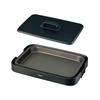 Zojirushi Mahobin Hot Plate 1 Piece Type Grilled Deep Flat Black EA-KB10-BA