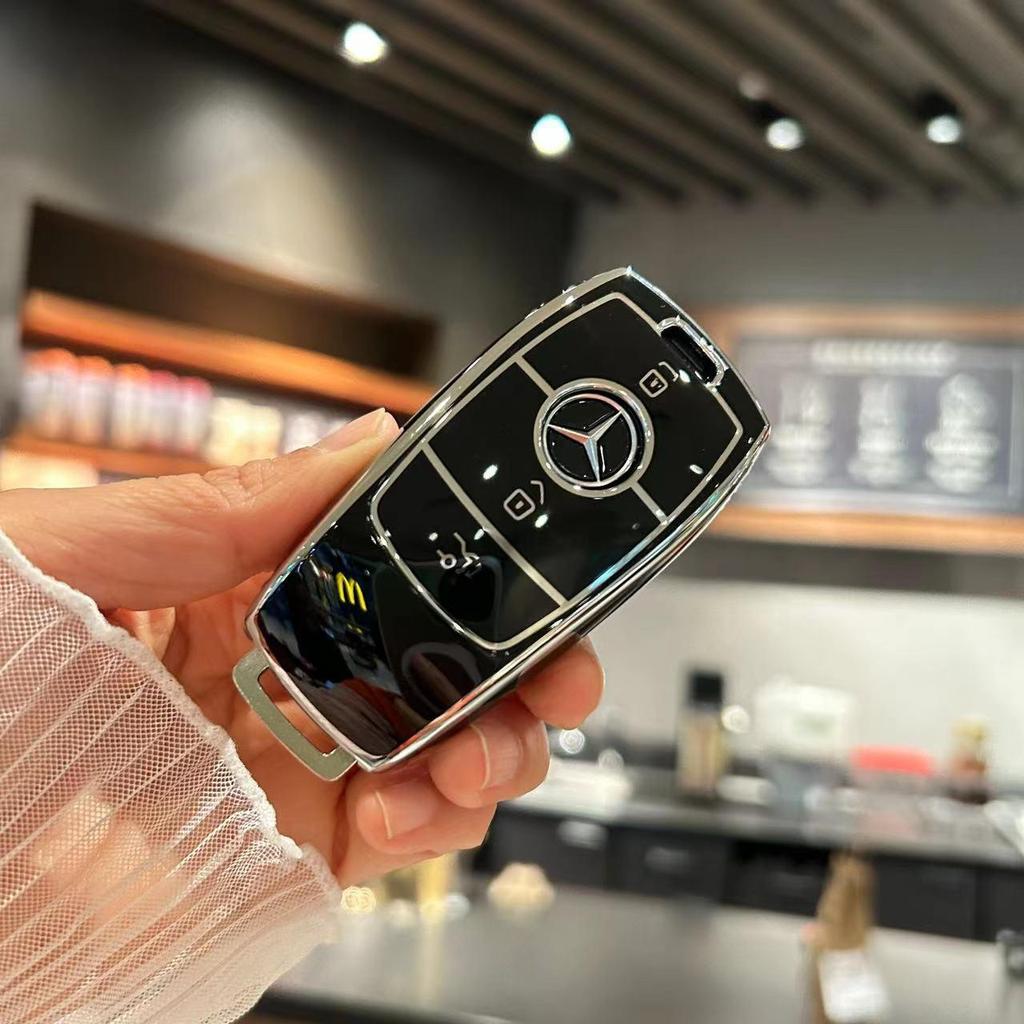 Чехол для ключа Mercedes-Benz E300L для C260L, C200L, A200L, GLE, GLC300L, GLA200, подходит для автомобильных ключей