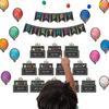 26pc Happy Birthday Bulletin Board Set Chalkboard Bulletin Board Classroom Birthday Decoration Cutouts for Calendars Bulletin Boards Back to School
