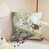cushion cover Plush Fabric Soft Double Sided Print Sofa Cartoon Cushion Cover Throw Pillow Rabbit cute Covers