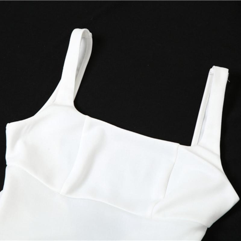 NEW Hot Fashion Sexy Backless Halter Strap Bow Sleeveless White A-line Dresses Mini Dress for Women Summer
