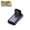 UGOURD USB4 OTG Type C To C Thunderbolt3 Extension Cable Adapter L Style Male To Female To Female For Phone Laptop PC 40Gbps 3