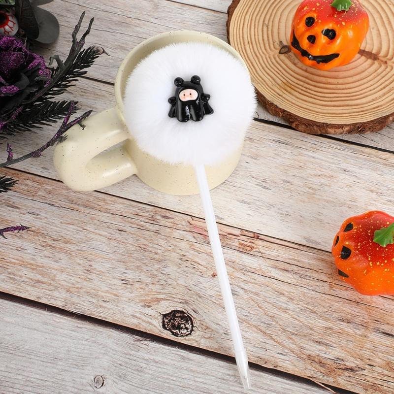 4 шт. Хэллоуин Мультяшная гелевая ручка Забавная пишущая ручка Офисные принадлежности для студента Награда за игру Принадлежности для вечеринки на Хэллоуин