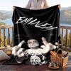 Warm Flannel Throw Blanket,Eminem Lightweight Cozy Blanket For Bed Sofa And Daily Use