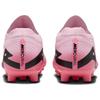 Nike Mercurial Vapor 15 Lightweight Comfortable HG Soccer Shoes Unisex Soccer Shoes Pink Black DJ5602-601