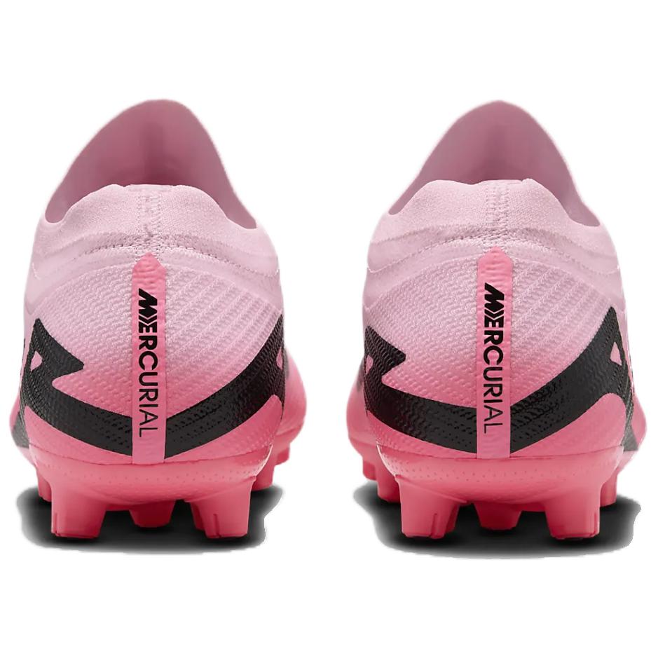 Nike Mercurial Vapor 15 Lightweight Comfortable HG Soccer Shoes Unisex Soccer Shoes Pink Black DJ5602-601