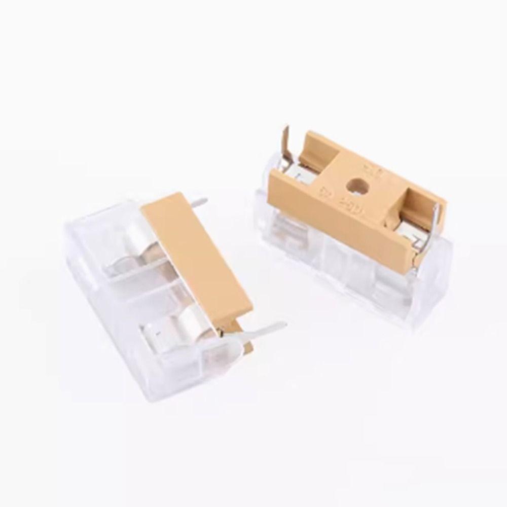10Pcs/Set 5x20mm 6x30mm Fuse Holder With Cover AC250V Fuse Socket Base for DIY Industrial Projects