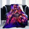 Customizable 2026 new Thor cartoon anime blankets bedroom decorations warm flannel sofa blankets suitable for home bedroom