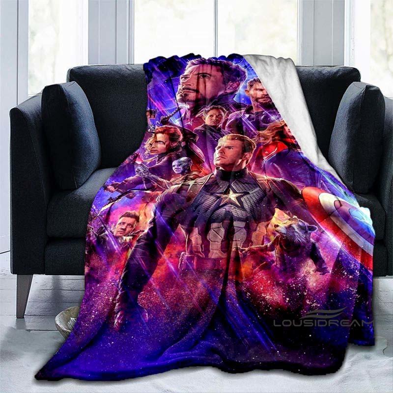 Customizable 2026 new Thor cartoon anime blankets bedroom decorations warm flannel sofa blankets suitable for home bedroom