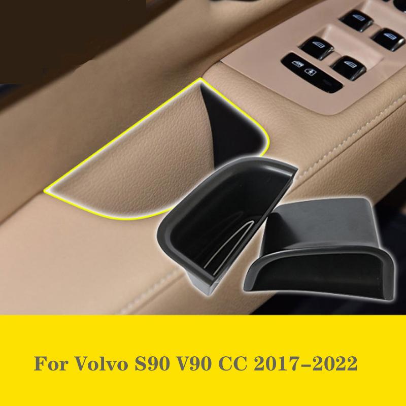 Моя хорошая машина для Volvo S90 V90 CC 2017 2018, передняя дверь автомобиля, боковая ручка, ящик для хранения, органайзер, лоток, аксессуары