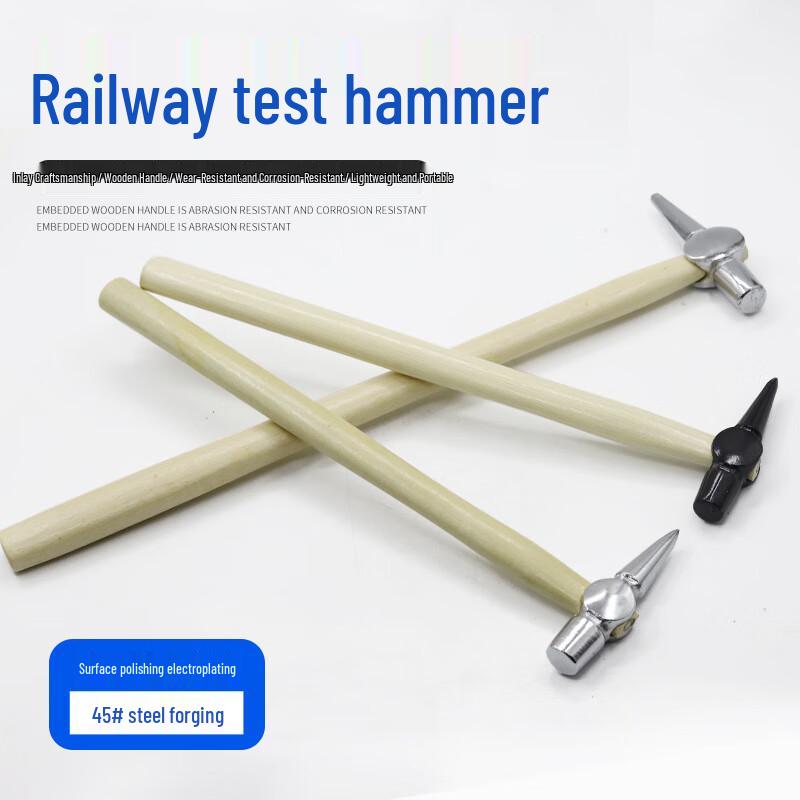 Railway Inspection Hammer with Wooden Handle