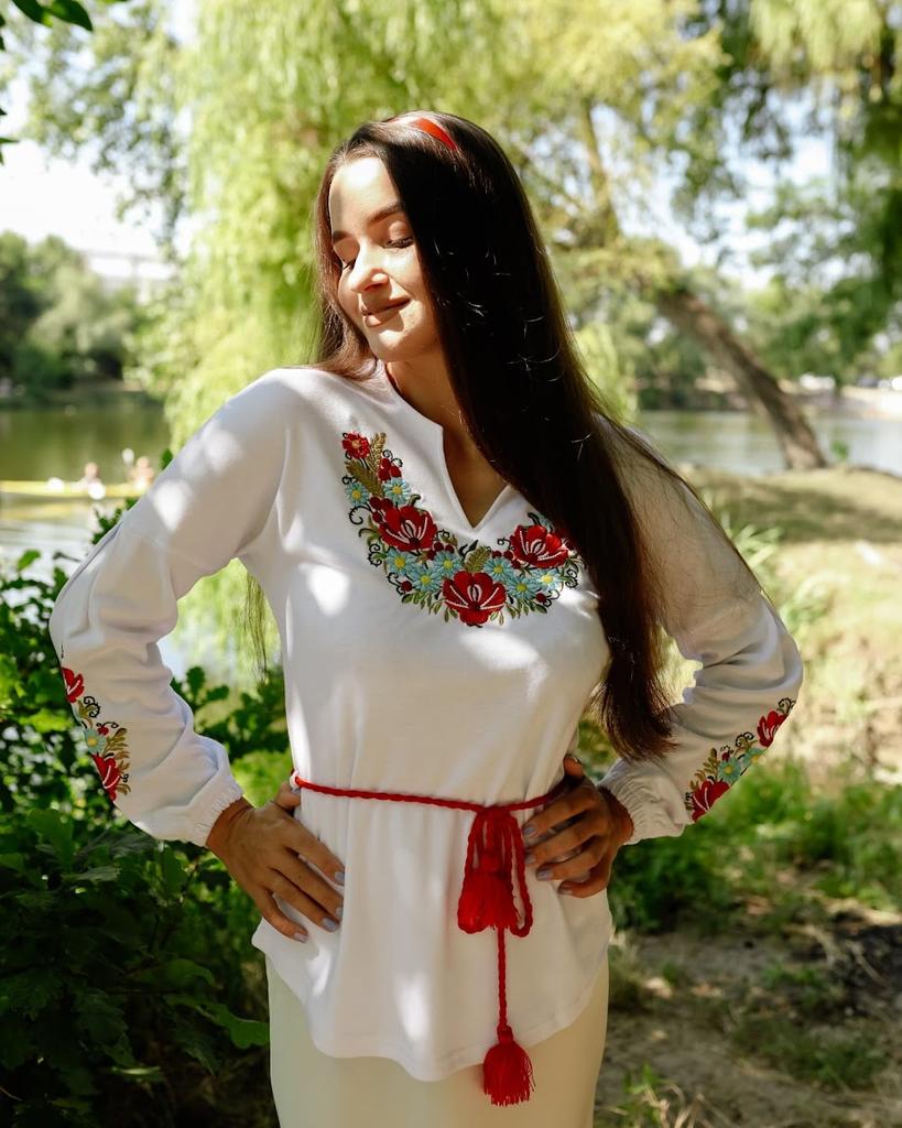 Блузка (Женский) В любое время года 8030-038-22 HC