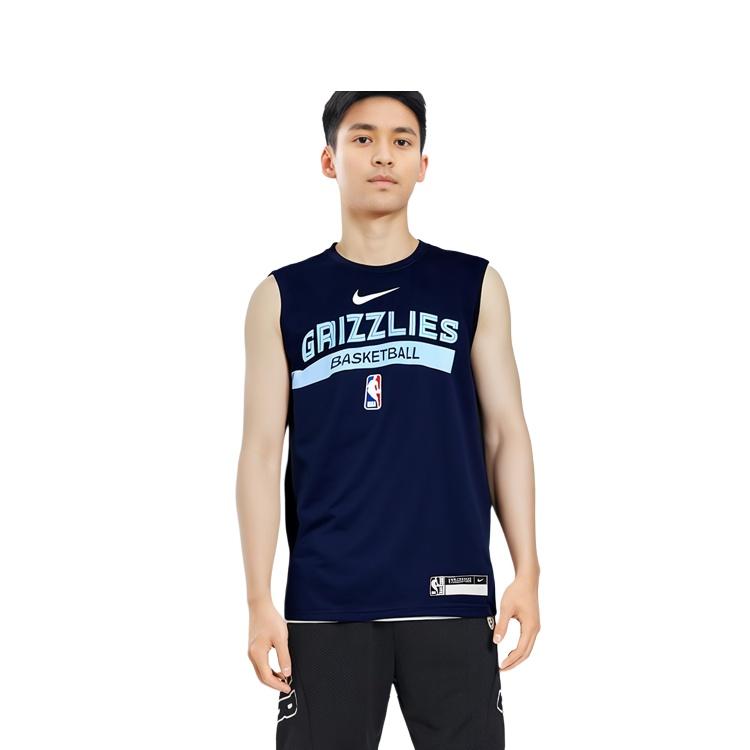 Nike x NBA Memphis Grizzlies Dri-FIT Training Sleeveless T-Shirt Dark Blue' Men's FN5207-419
