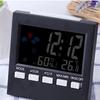 Голосовое управление ЖК-экраном Термометр Часы Внутренний монитор влажности Электронные цифровые часы