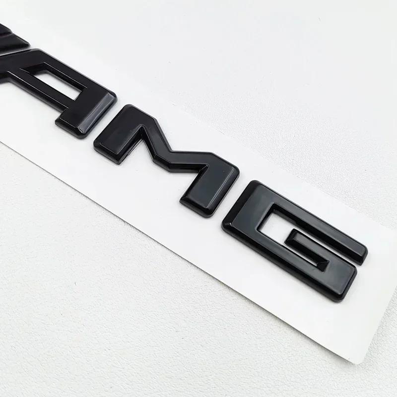 Black C43 Logo Letters BITURBO 4MATIC Badge Car Rear Star Sticker BITrunk AMG Emblem For Mercedes Benz AMG W205 W206 C205