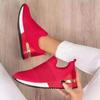 Fashion 2024 Breathable Mesh Fashion Casual Sports Shoes Platform Flats Shoes Light Wedge Sneakers Woman Vulcanize Shoe Zapatillas Mujer