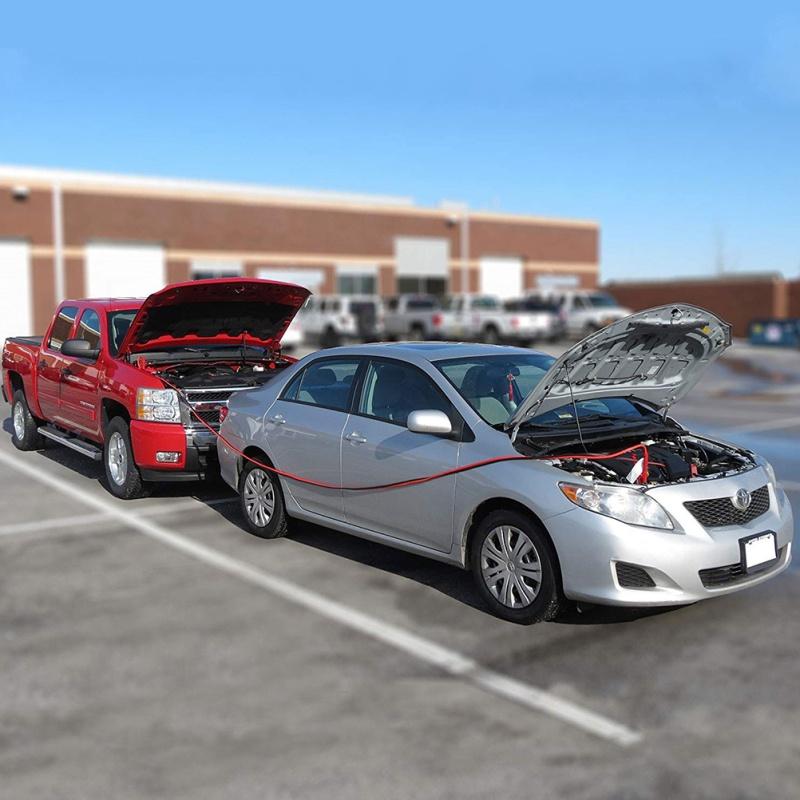 2,5/3 м 1800A автомобильный аккумулятор, удобный аварийный кабель, стартовая огневая линия для автомобиля