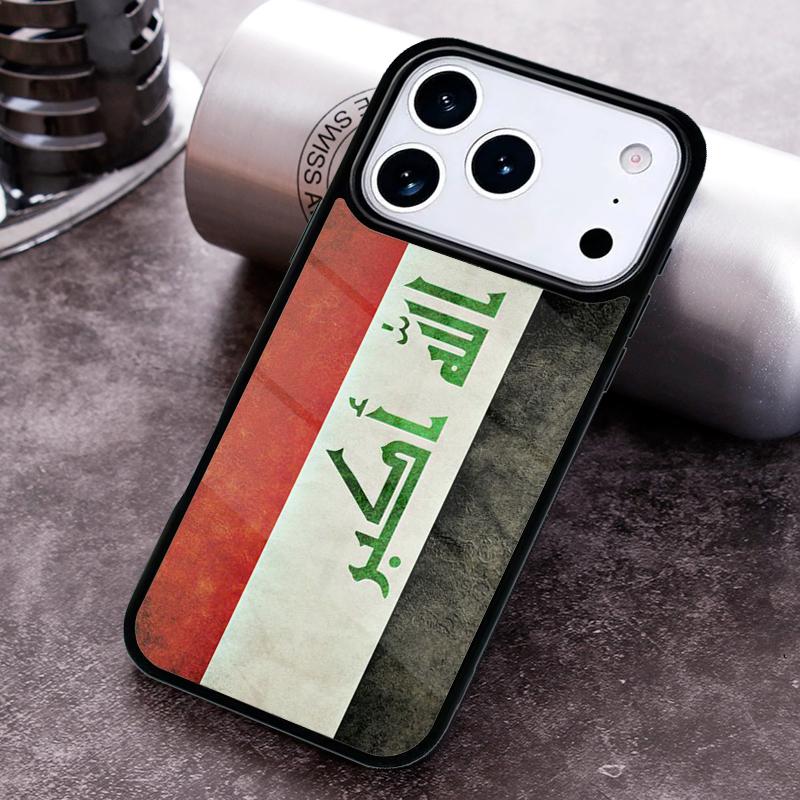 Чехол для телефона с флагом Ирака для iPhone 17 16 15 Pro Max Air 14 13 12 11 Plus Ударопрочный чехол