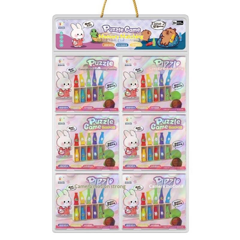 Бутылочка Памяти Настольная Игра-Сопоставление Детская Головоломка Интерактивная Игрушка для Родителей и Детей