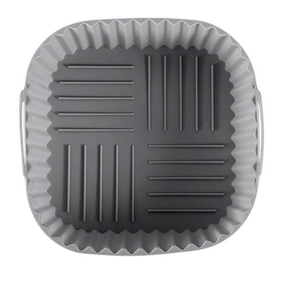 Square Air Fryer Liner Silicone Baking Mat 6.7 Inch Non-Stick