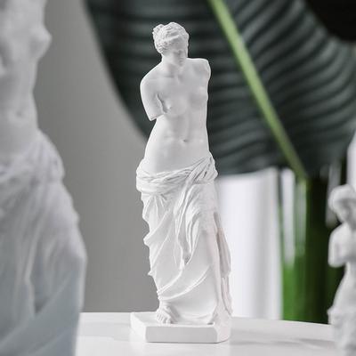 Винтажное произведение искусства Эскиз Гипс Смола Украшения для комнаты Скульптура Винный шкаф