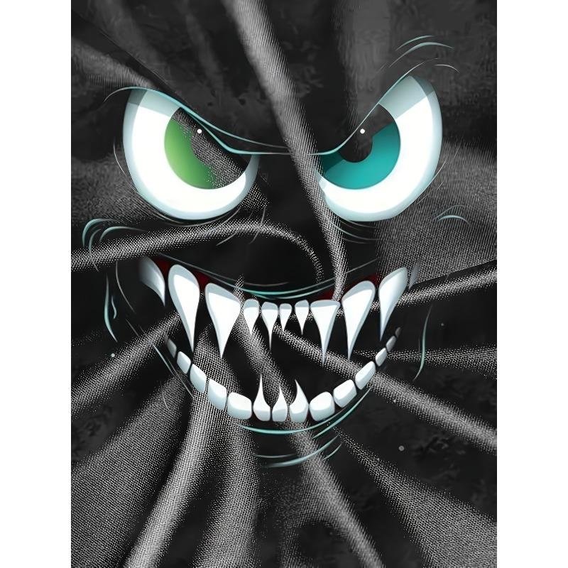 European sizes Men'S Short-Sleeve T-Shirt with 3D Digital Printing, Suitable for Casual Outings, Running, And Fishing