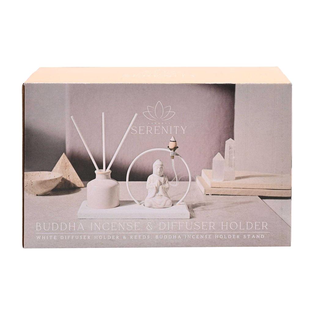 Serenity Sitting Buddha Incense Gift Set