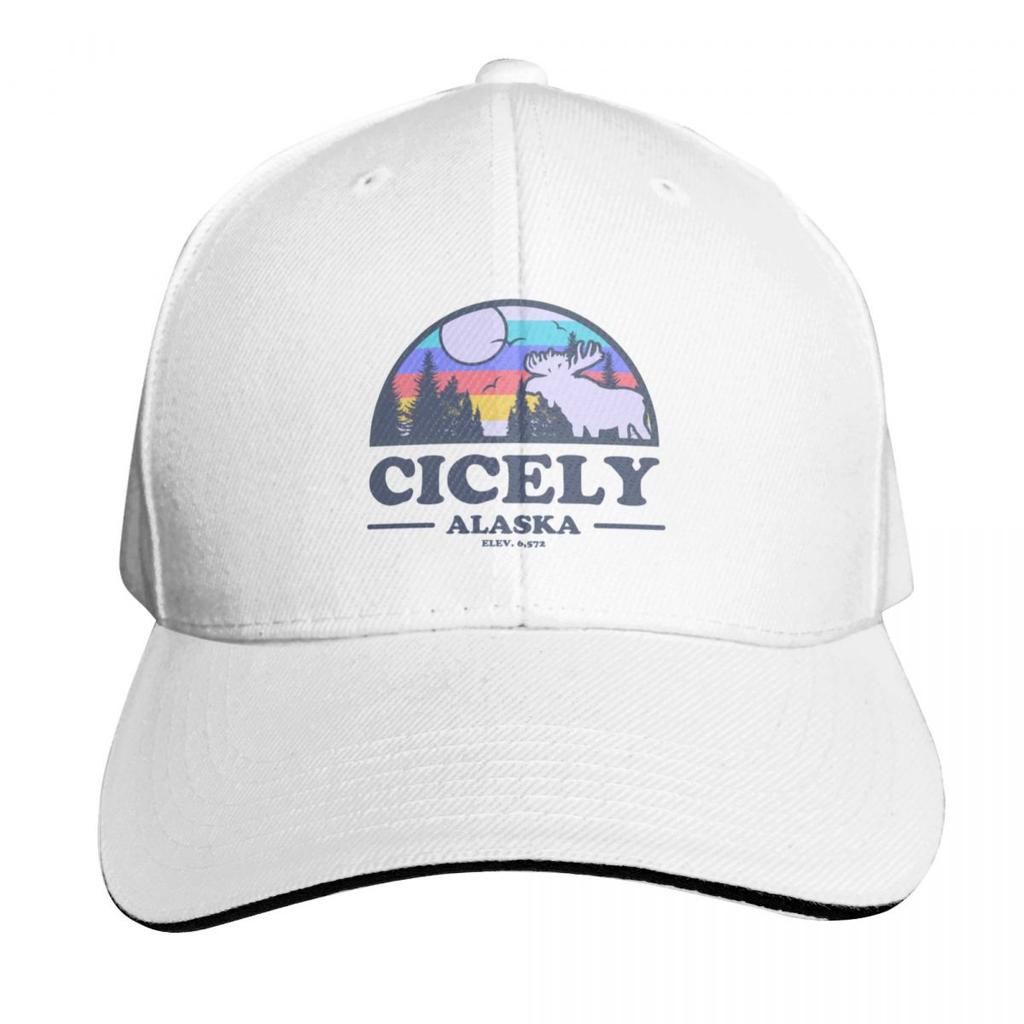 Cicely Alaska Baseball Cap Kids Hat Mountaineering Military Cap Unisex Golf Wear Unisexs Tennis Womens