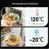 Одноразовые круглые контейнеры для еды с крышками
