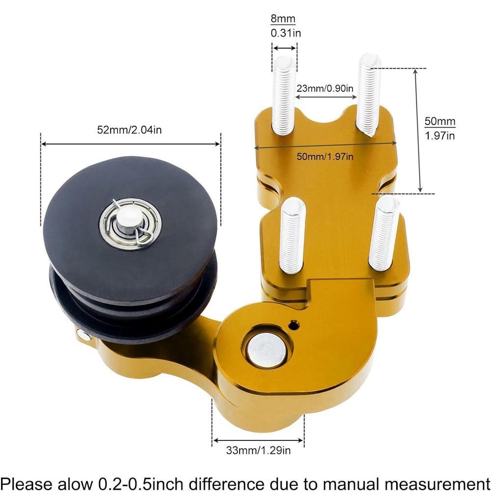 Portable Motorcycle Aluminum Adjuster Chain Tensioner Bolt On Roller Tool
