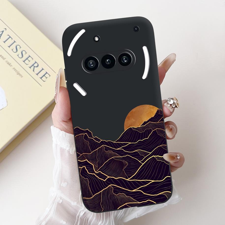 Чехол для Nothing Phone 3A A059 Милый Мультяшный Панда Астронавт Мягкий Силикон Матовый Черный Чехол Для Nothing Phone3a Pro A059P Fundas