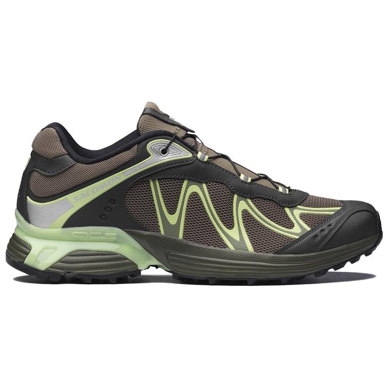 SALOMON Кроссовки для бега XT WHISPER Унисекс Коричневый Черный Неоновый Зеленый 491004