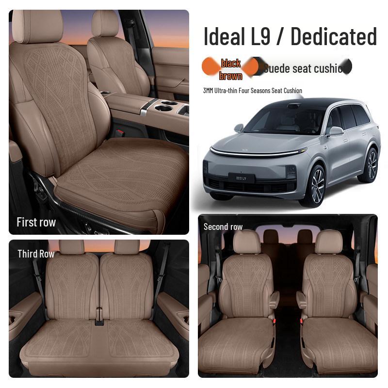 Подушки сидений Li Auto L6-L9: Универсальные дышащие чехлы на сиденья автомобиля для 25 моделей, для всех сезонов.