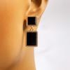 Fashionable Alloy Drop Earrings with Square Shape and Versatile Design