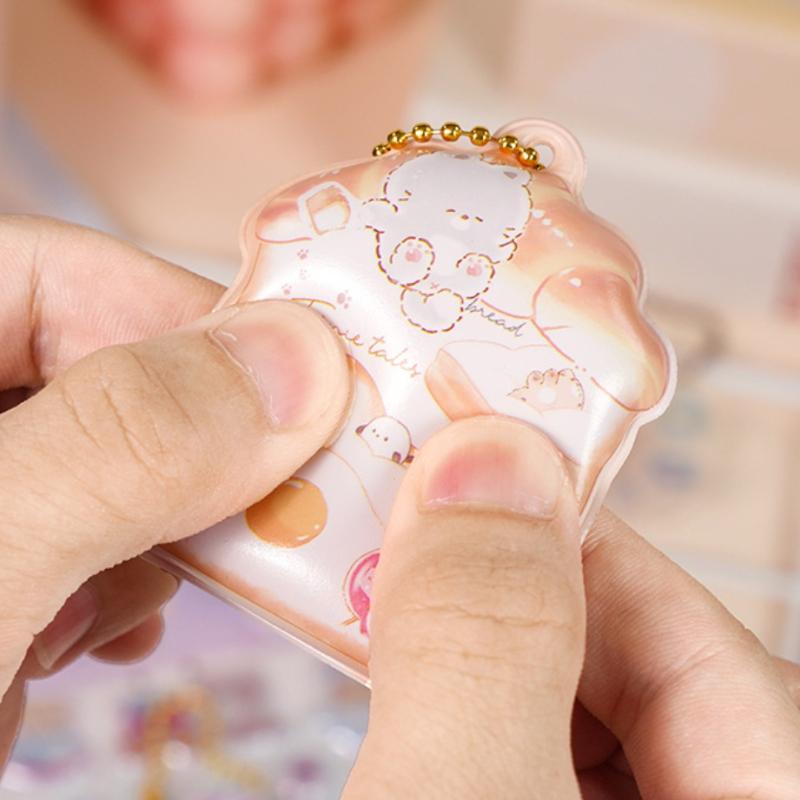 1/2 Листа Скрапбукинг DIY Журнал Канцелярские Наклейки Забавные Зажим Подвеска Мультяшные 3D Объемные Наклейки Милый Декор Школьные Принадлежности
