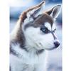5D DIY Round Diamond Painting Animal Husky Dog Cross Stitch Diamond Embroidery