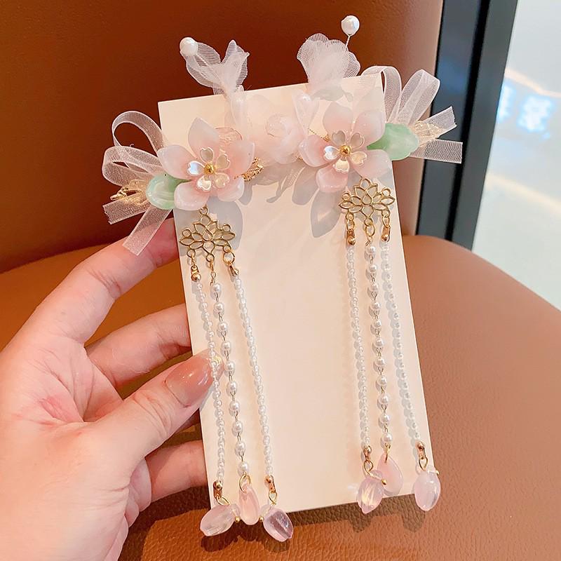 Китайские заколки для волос в стиле принцессы с кисточками - Аксессуары для волос Ханфу в древнем стиле для женщин и девочек