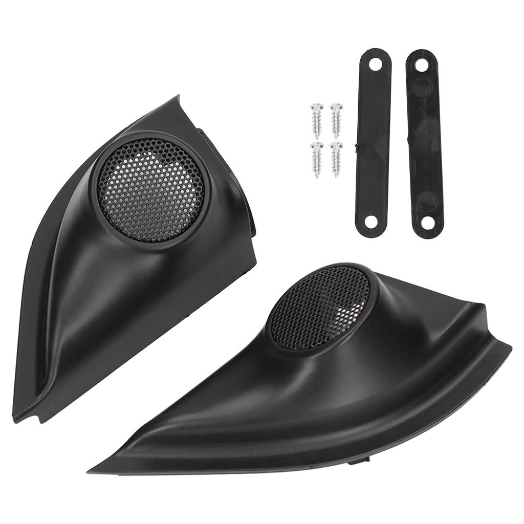 2 шт. Накладки на стойки дверей с отверстиями под твитеры, Автомобильные адаптации, Замена для HRV Vezel XRV CRV 20132018