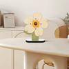Unique Floral Tabletop Clock Cute Cartoon Mute Clock Personalized Flower Display Clock Living Room