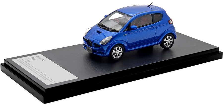 INTERALLIED Hi Story Scale Subaru R1 S Кастомный Металлик Синий Готовая Модель HS511BL 1/43 (2005)
