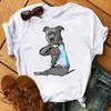 I Love Mom Print Women T Shirt Funny Dog Printing Tops Harajuku Dog T-shirt Summer Short Sleeve Graphic Tee Women Clothes