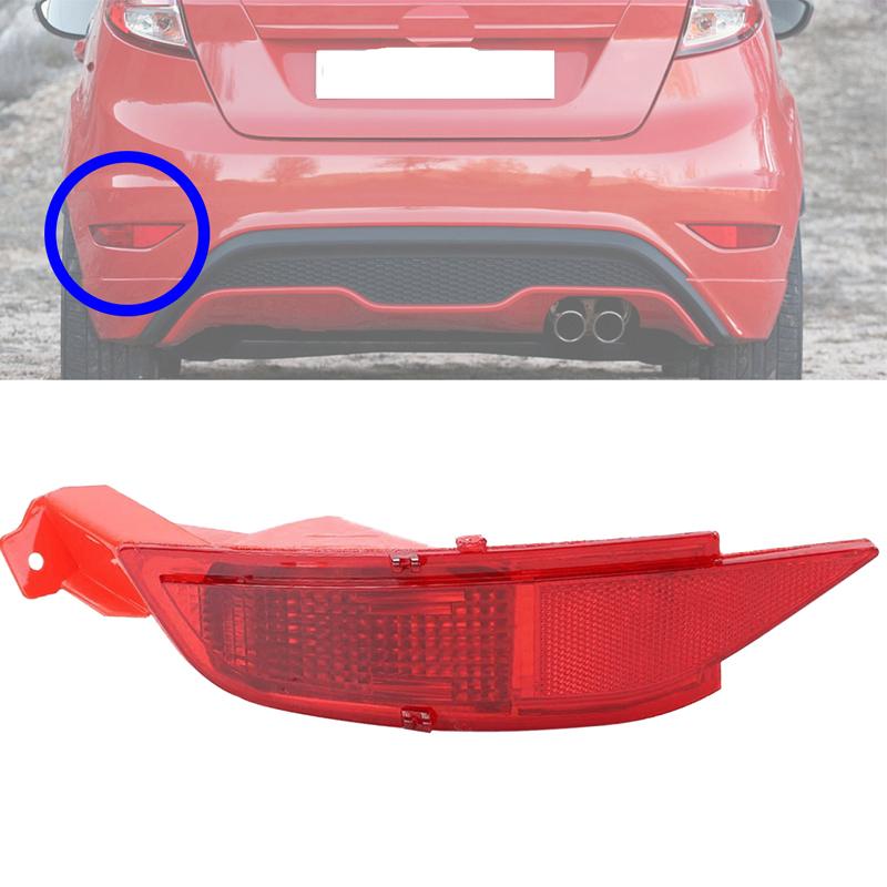 Автомобильный задний бампер отражатель света красный боковой указатель поворота автомобильные аксессуары для Ford Fiesta Mk7 Hatchback 2008 2009 2010 2011 2012