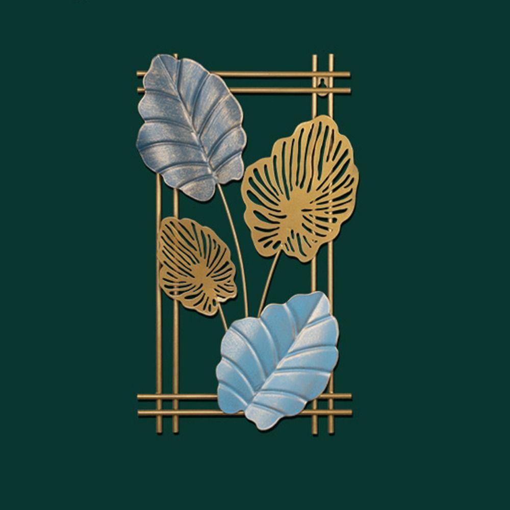 Растения Листья Фон Настенное украшение Прямоугольные Настенные подвесные украшения для офиса