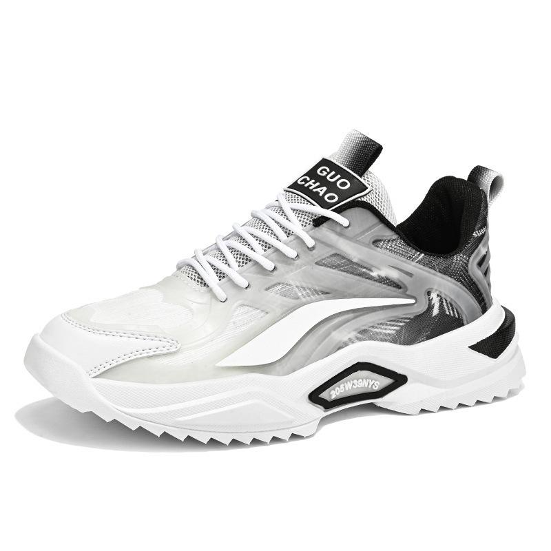 Student Casual Running Sneakers Spring Trend Breathable Men's Shoes Youth Platform Daddy Shoes