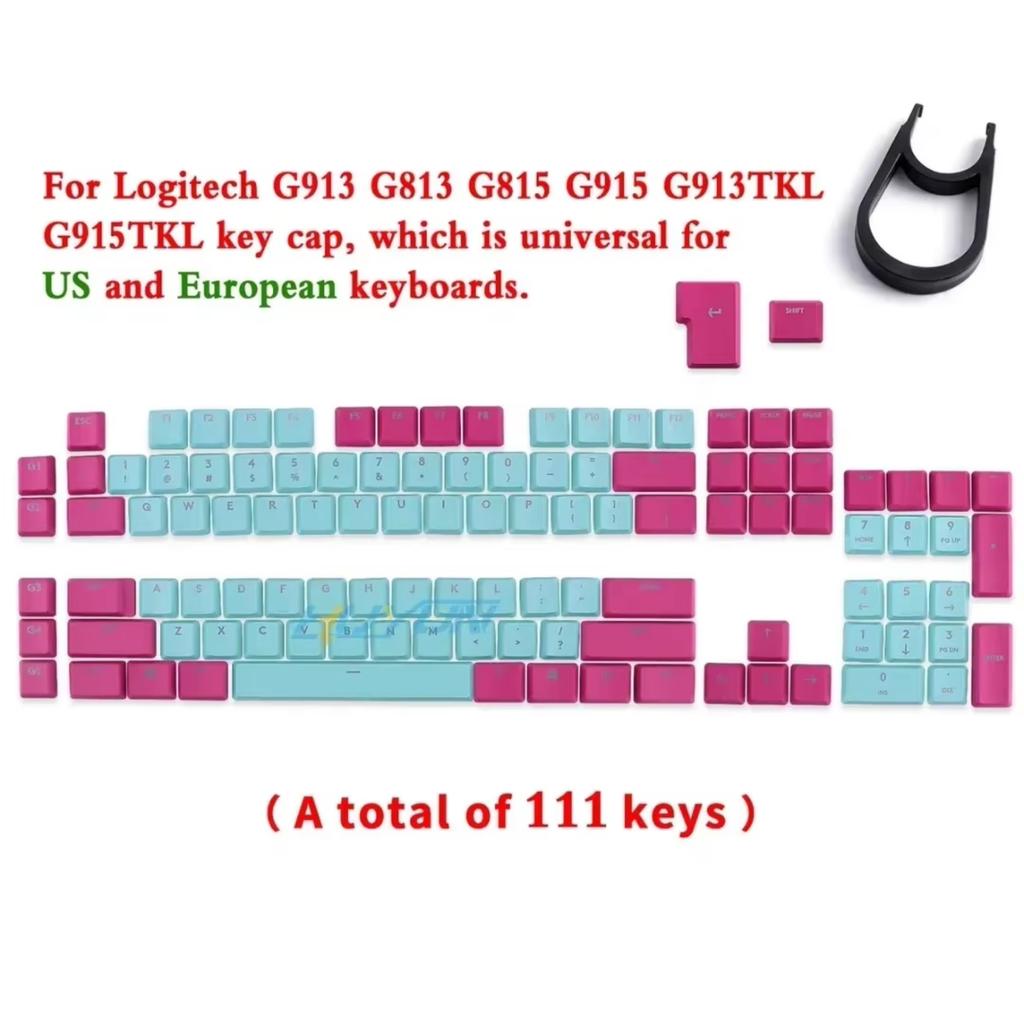 Xiaomi Для механической клавиатуры Logitech G915\G913 G815\G813\TKL Серии Большой Набор Подсвечиваемых Запасных Колпачков Клавиш Текстурированные Нескользящие