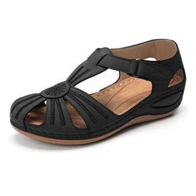 Мода 2024 года, лето, новые модные удобные женские повседневные сандалии на низком каблуке