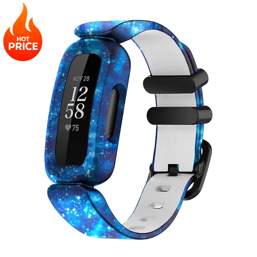 Новый ремешок для Fitbit Ace 3, детский ремешок-браслет, мягкий силиконовый сменный ремешок для Fitbit Inspire 2 Ace3 Classic Correa